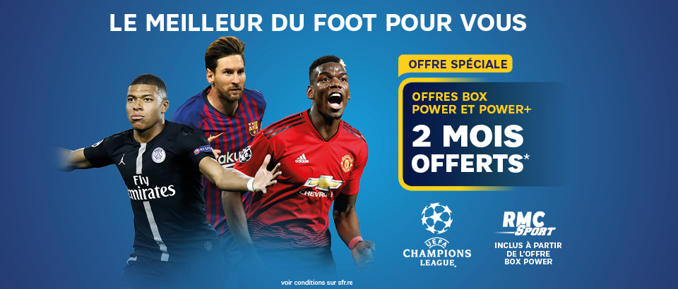 Offre Box Grand Spectacle à 52,99€ Profitez de plus de 130 chaines TV sur votre Box de SFR