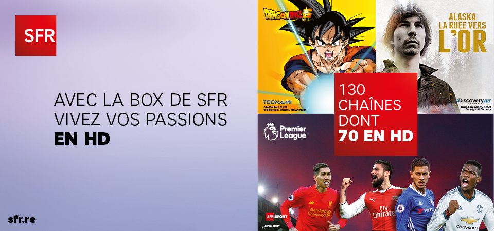 Offre Box Grand Spectacle à 39,99€ Profitez de plus de 130 chaines TV sur votre Box de SFR