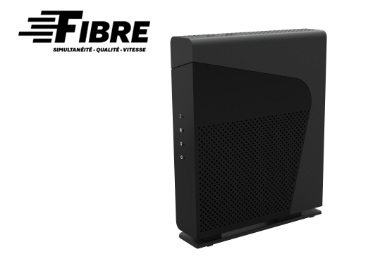 La box fibre de SFR Profitez de la vitesse de téléchargement de la fibre optique de SFR réunion