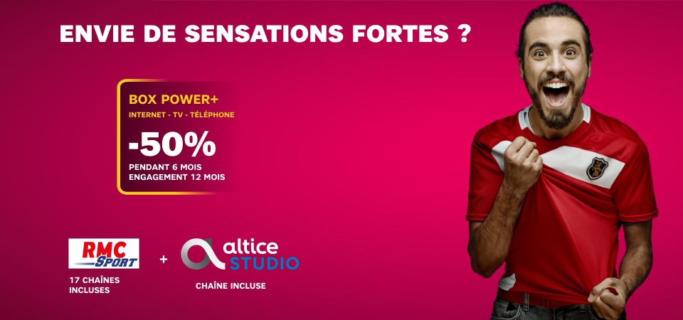 Offre Box de SFR Profitez de plus de 130 chaines TV sur votre Box de SFR